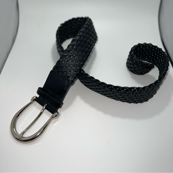 31. COPY - Michael Kors Braided Leather Belt - Picture 4 of 9